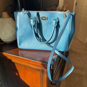 Blue Michael Kors Purse